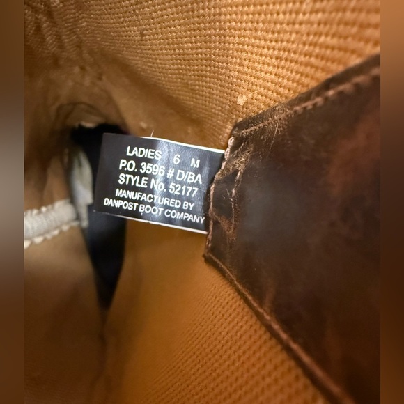 Laredo Women’s Jasmine Cowboy Boots Leather Taupe Size 6 - Picture 9 of 11